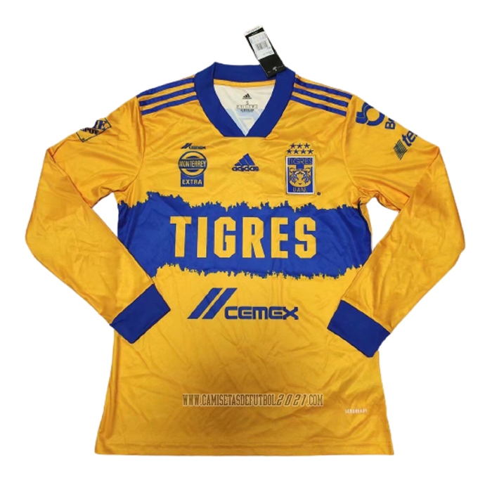 Camiseta del Tigres UANL Primera Manga Larga 2020-2021